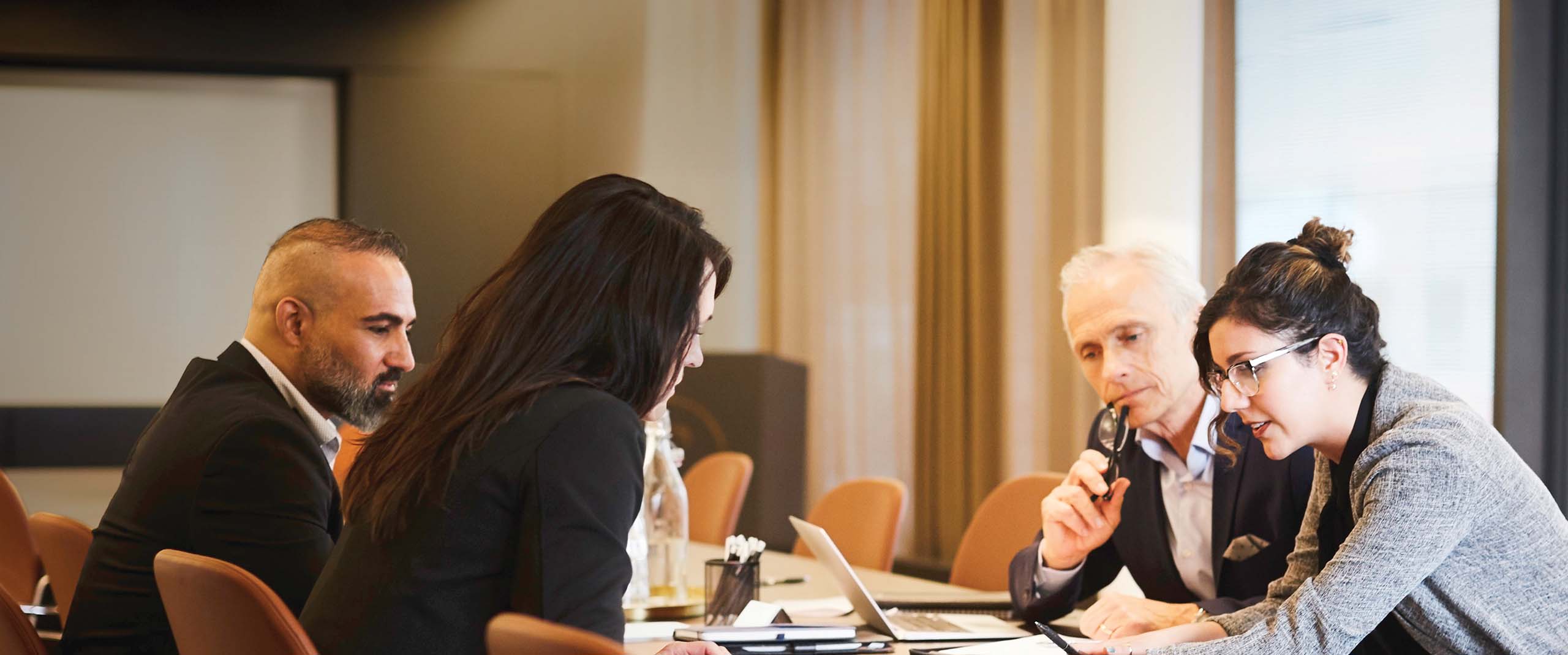 People in the meeting